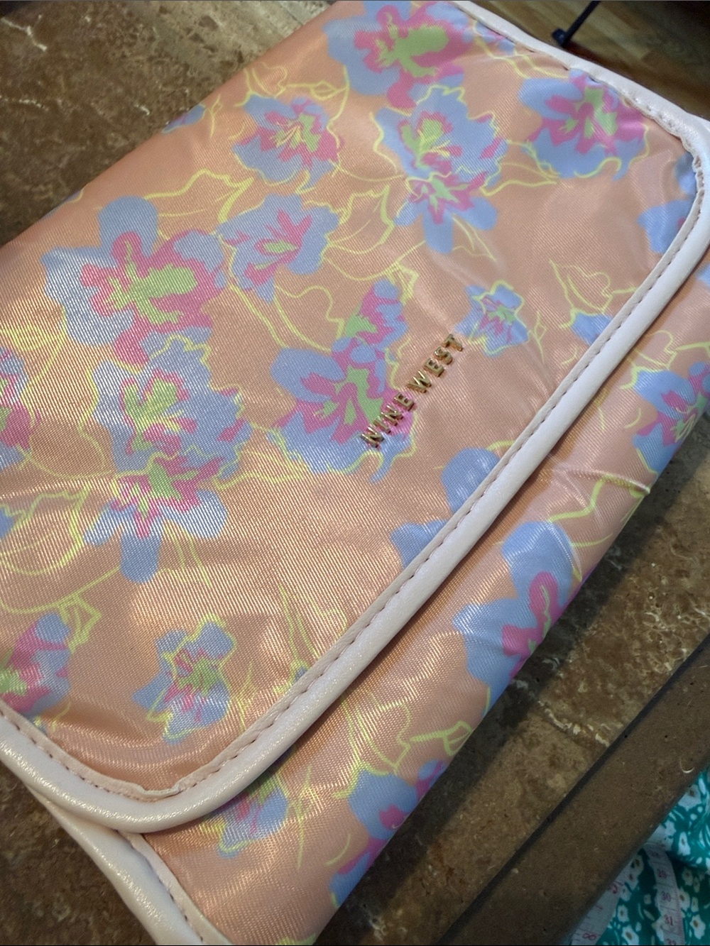 Floral Pink Travel toiletry bag - Women Bags